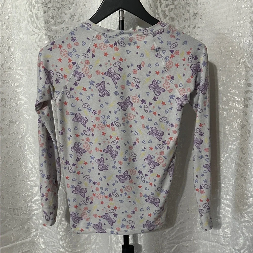 Kidtopia Multicolor Doodle Print Shirt, Sz Large